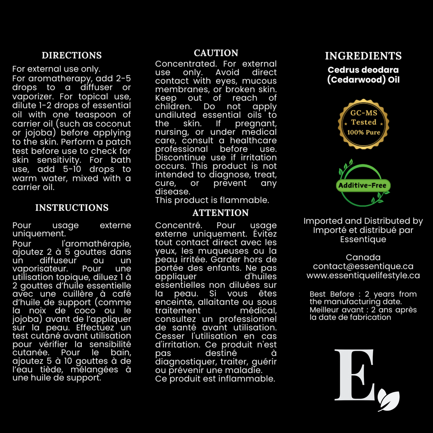 Cedarwood Essential Oil